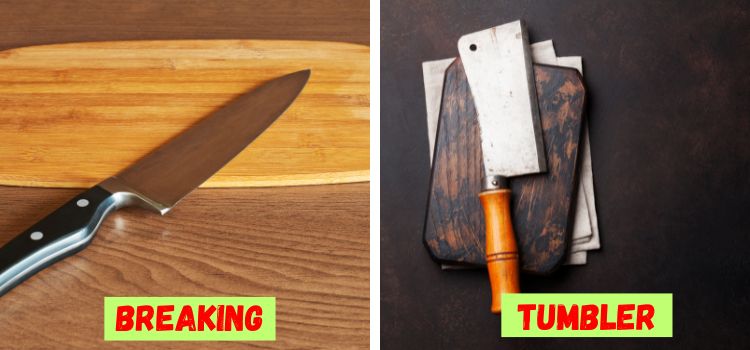 Breaking Knife vs Butcher Knife